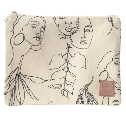 Large Cotton Pouch S&F menstrual cup 